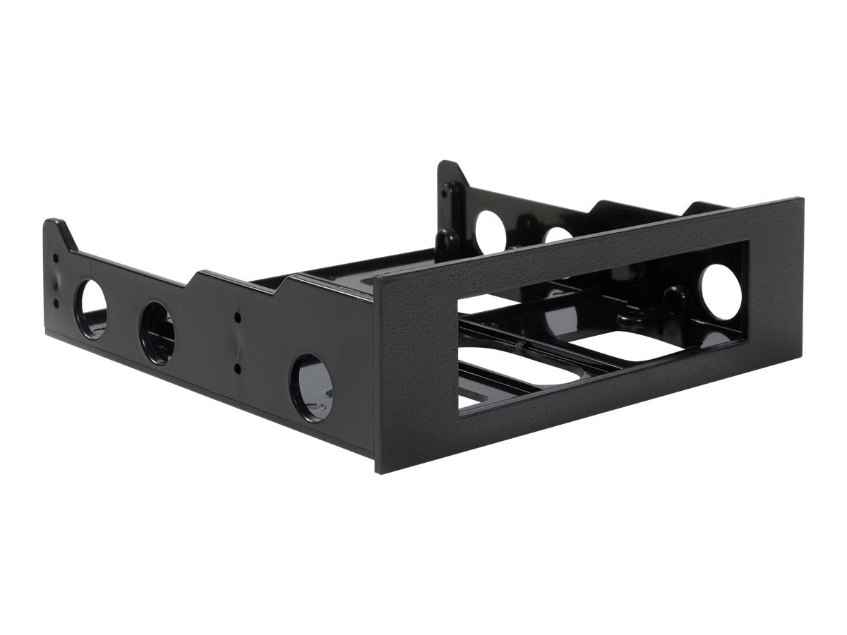 StarTech.com Speichereinschubadapter für 3.5" (8.9cm) HDD auf 5.25" (13.3cm) Schacht - Festplatten Bracket für 3.5 Zoll in Schwarz - Laufwerksschachtadapter - Schwarz - für P/N: 25SATSAS35HD - 35FCREA