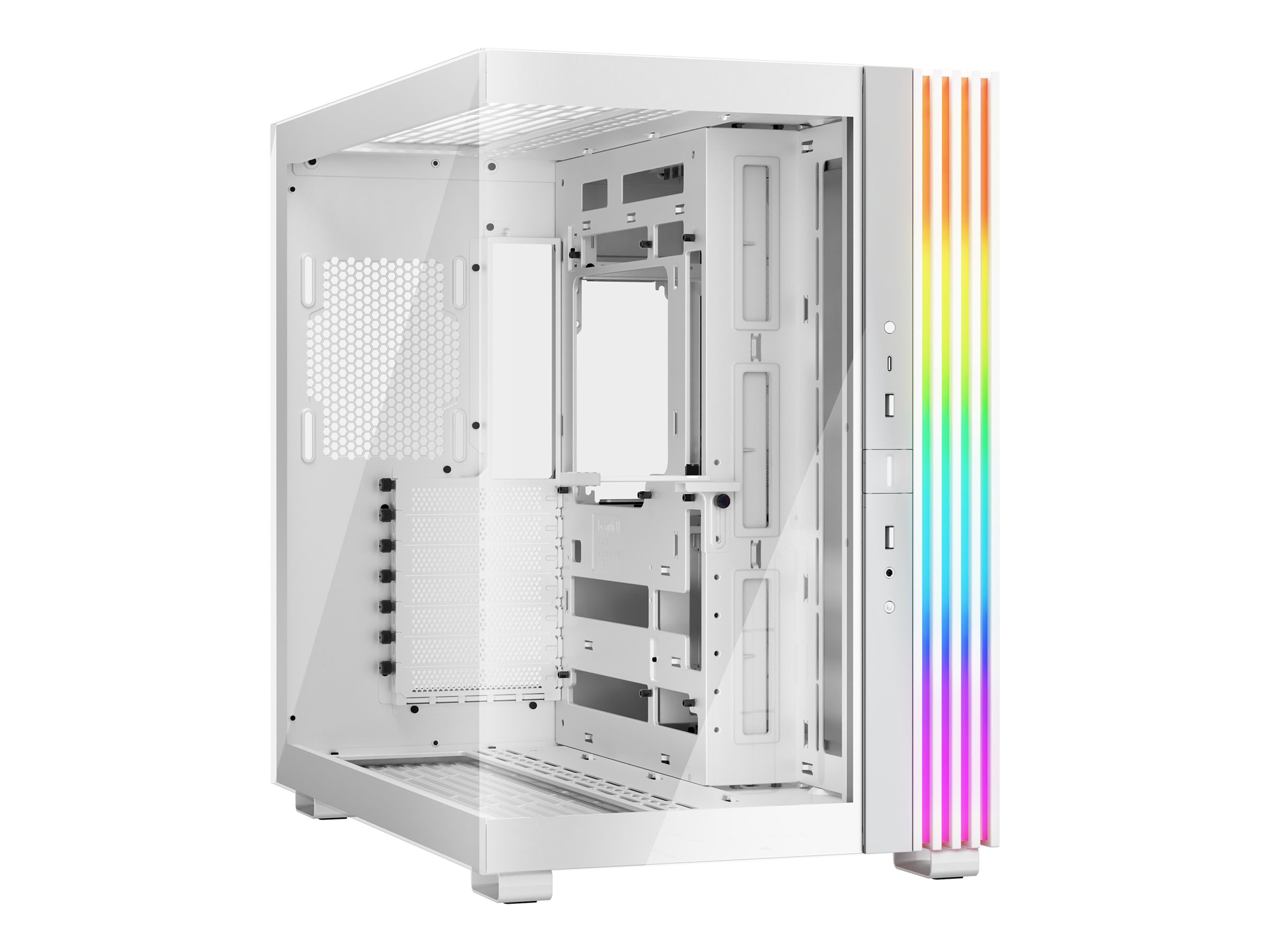 Be Quiet! Light Base 600 DX - Midi-Tower - ATX - Seitenteil mit Fenster (Glas)keine Spannungsversorgung (ATX / PS/2) - weiß - USB/Audio
