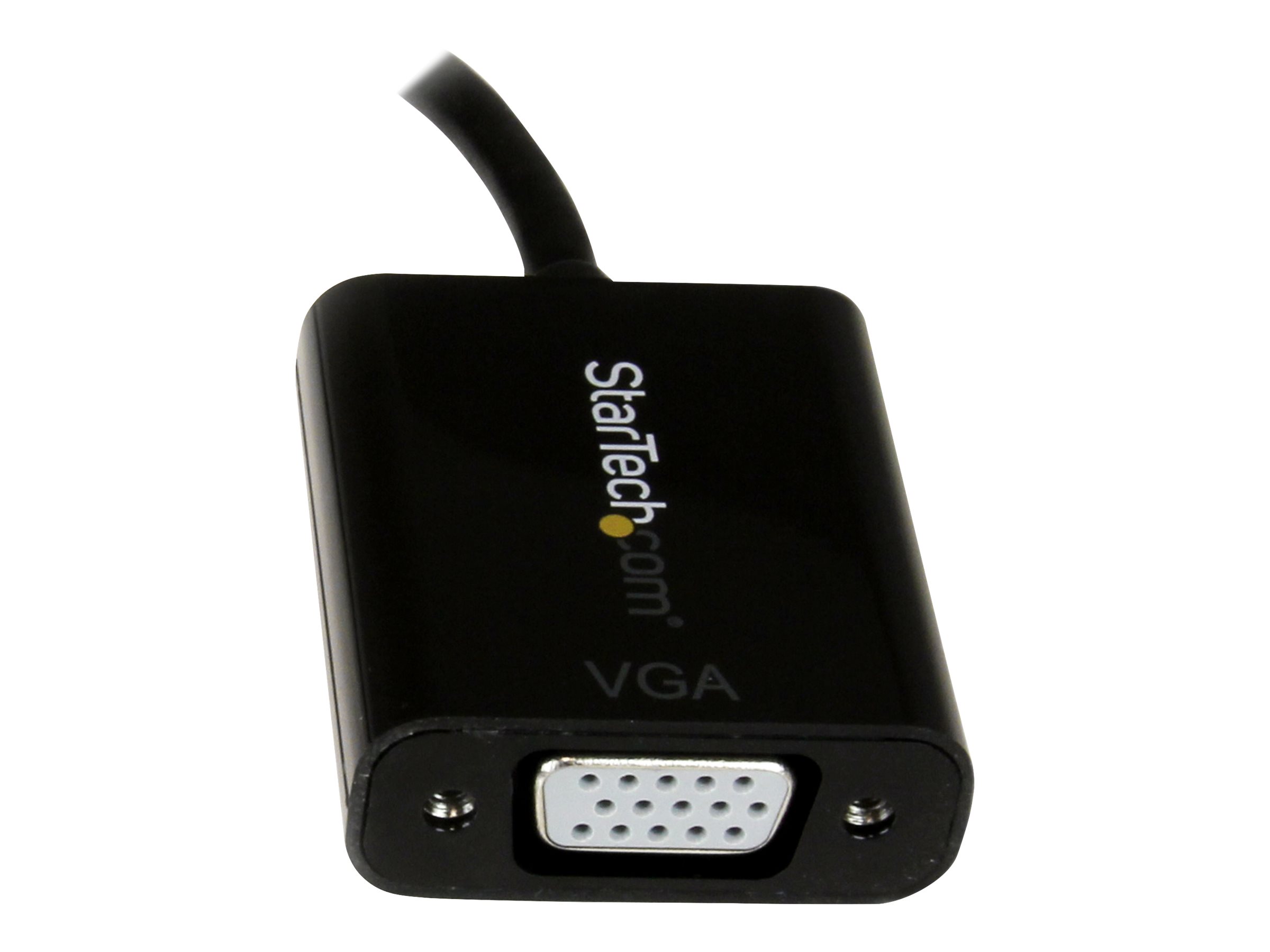 StarTech.com DP2VGA3 DisplayPort™ auf VGA Video Adapter / Konverter (1920x1200, DP auf VGA, Stecker/Buchse)Display-Adapter - DisplayPort (M) zu HD-15 (VGA) (W) - 10 cm - aktiv - Schwarz - für P/N: DK3