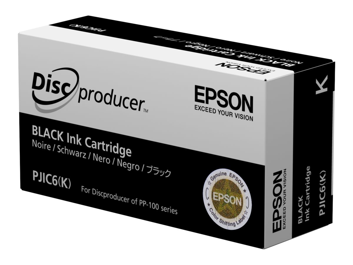 Epson Discproducer PJIC7(K) - Schwarz - originalTintenpatrone - für Discproducer PP-100 - PP-100AP - PP-100II - PP-100IIBD - PP-100III - PP-100N - PP-100NII