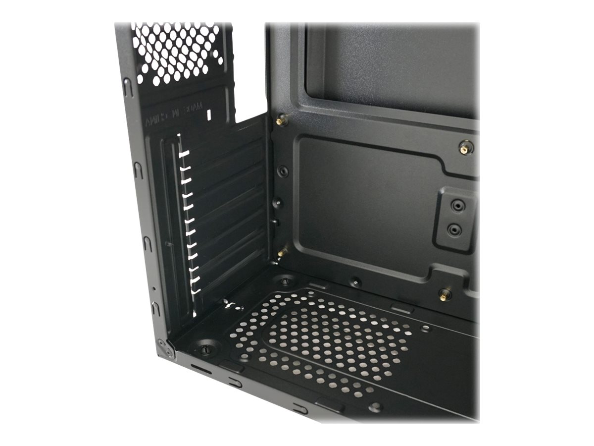 LC-Power Classic 7039B - Mid tower - ATX - keineSpannungsversorgung - Schwarz - Gebürstetes Aluminium / Schwarz - USB/Audio