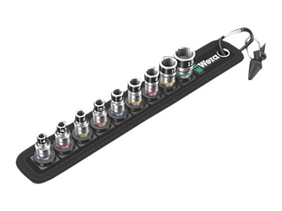 Wera A 1 Zyklop - Knarre - 10 Stücke - 1/4"in Gürteltasche