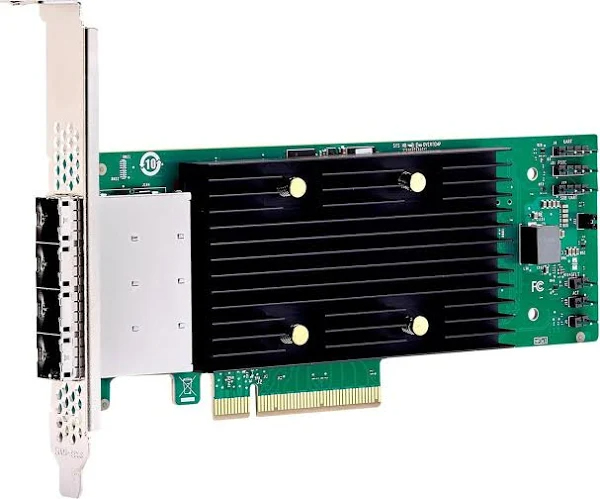 BROADCOM HBA 9600-16e - Speicher-Controller - 16 Sender/Kanal - SATA 6Gb/s / SAS 24Gb/s / PCIe 4.0 (NVMe)PCIe 4.0 x8