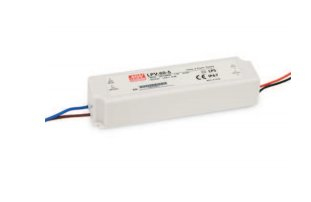 Meanwell MEAN WELL LPV-60-12, Weiß, 90 - 264 V, 47 - 63 Hz, 400 g, 42,5 mm, 32 mmW