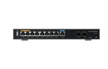 Grandstream GWN7003 - Router 11-Port-Switch2.5GbE - 1GbE - wandmontierbar - an Rack montierbar
