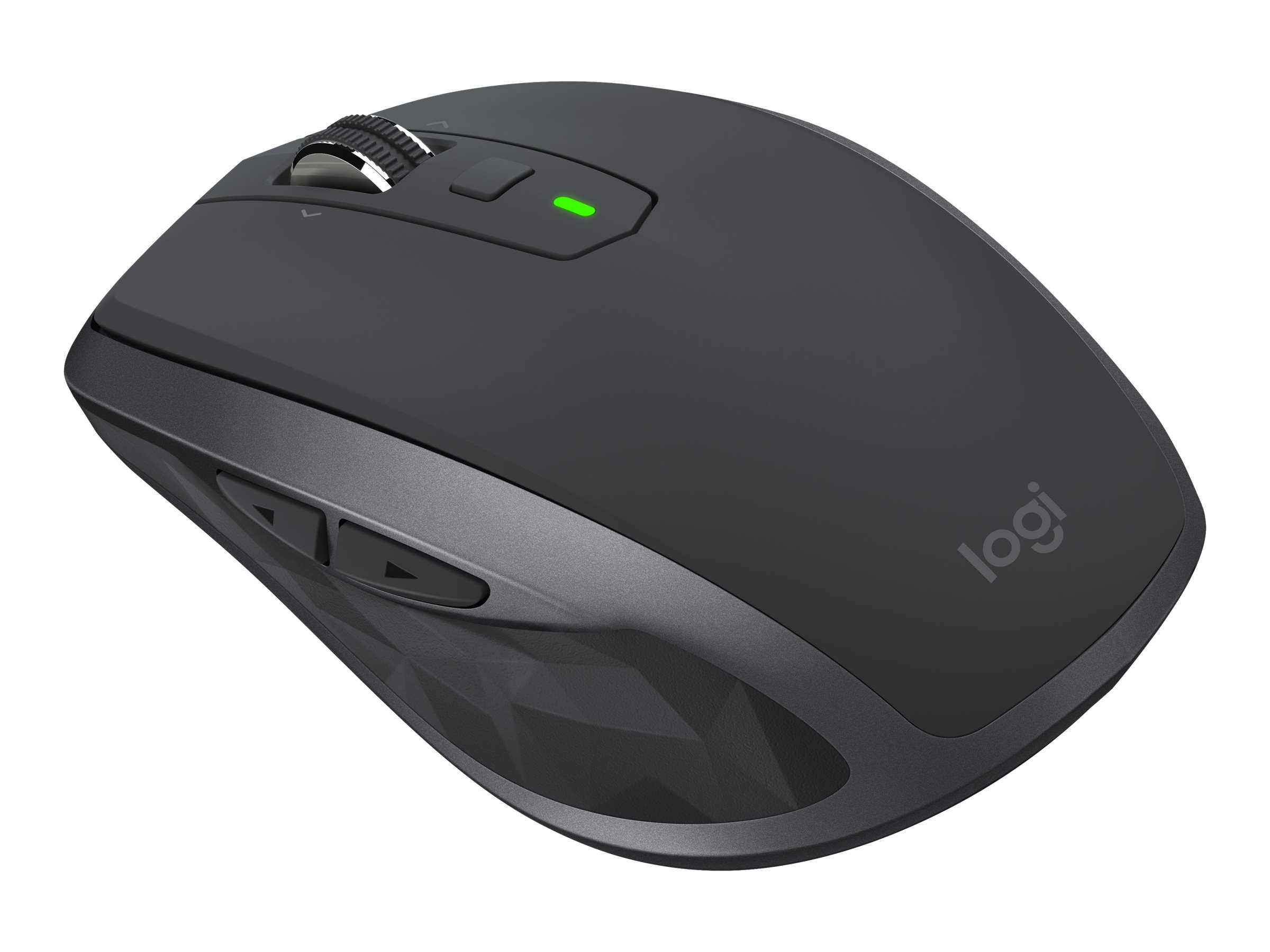 Logitech MX Anywhere 2S - Maus - Laser - 7 Tasten - kabellos - 2.4 GHz, Bluetooth - kabelloser Empfänger (USB)Graphite
