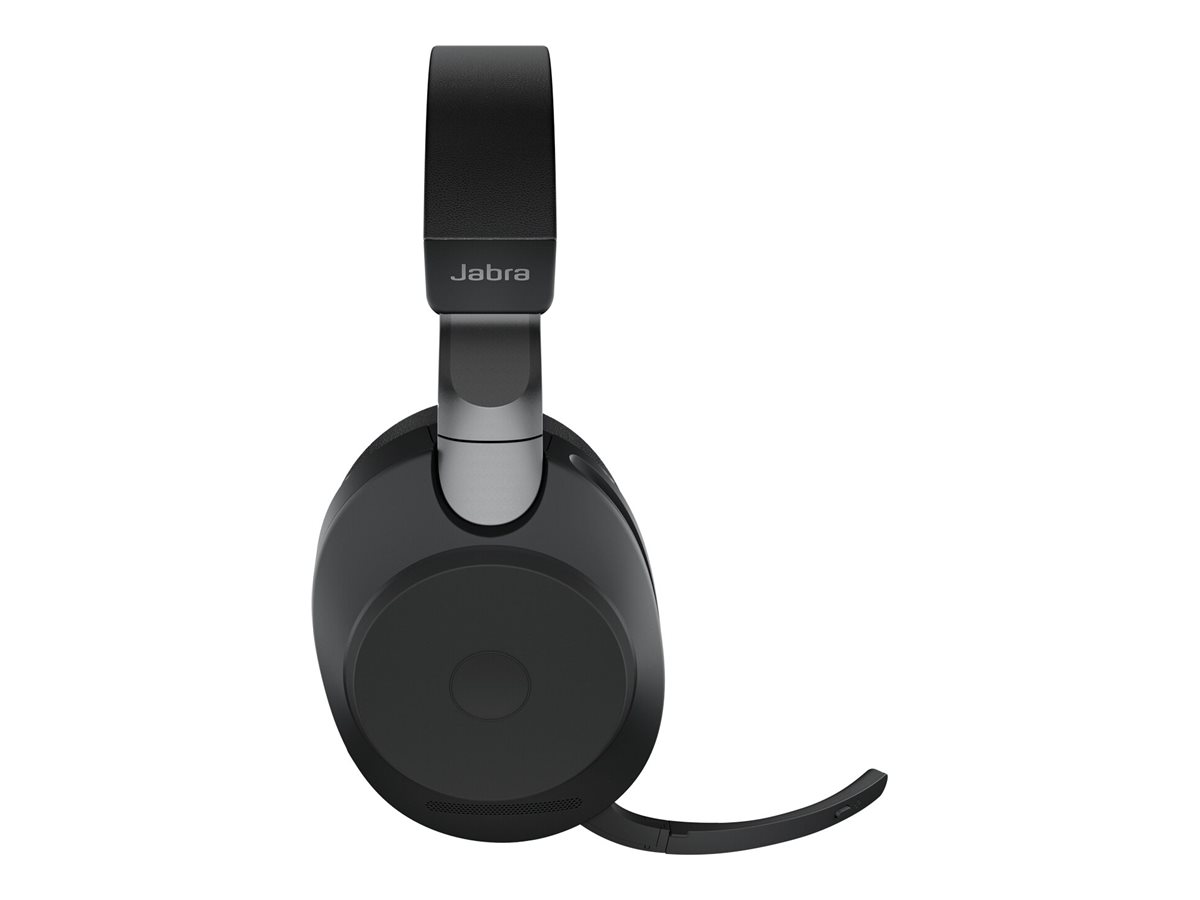 Jabra Evolve2 85 UC Stereo - Headset - ohrumschließendBluetooth - kabellos - aktive Rauschunterdrückung - 3,5 mm Stecker - Geräuschisolierung - Schwarz
