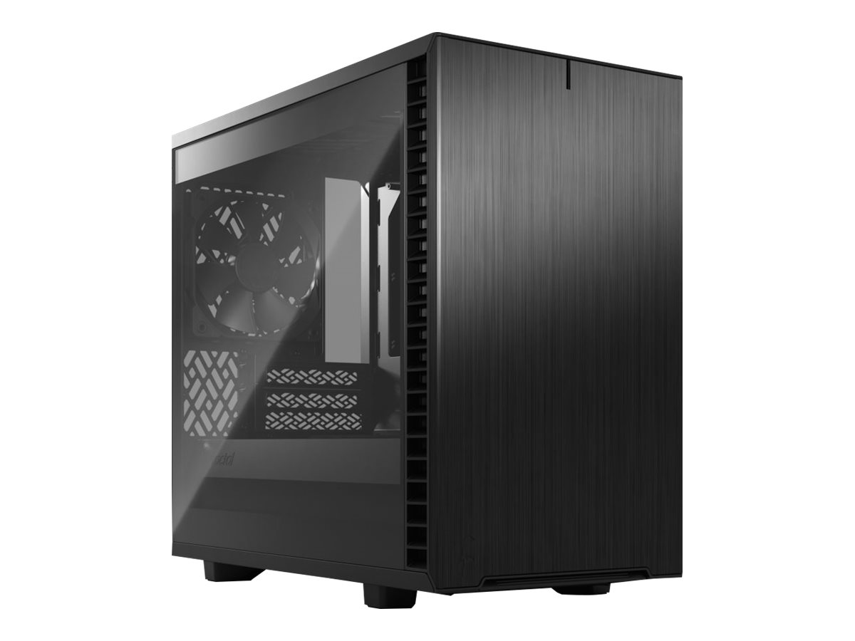 Fractal Design Define 7 Nano - Tower - Mini-DTX - Seitenteil mit Fenster (getöntes Glas)keine Spannungsversorgung (ATX) - Schwarz - USB/Audio