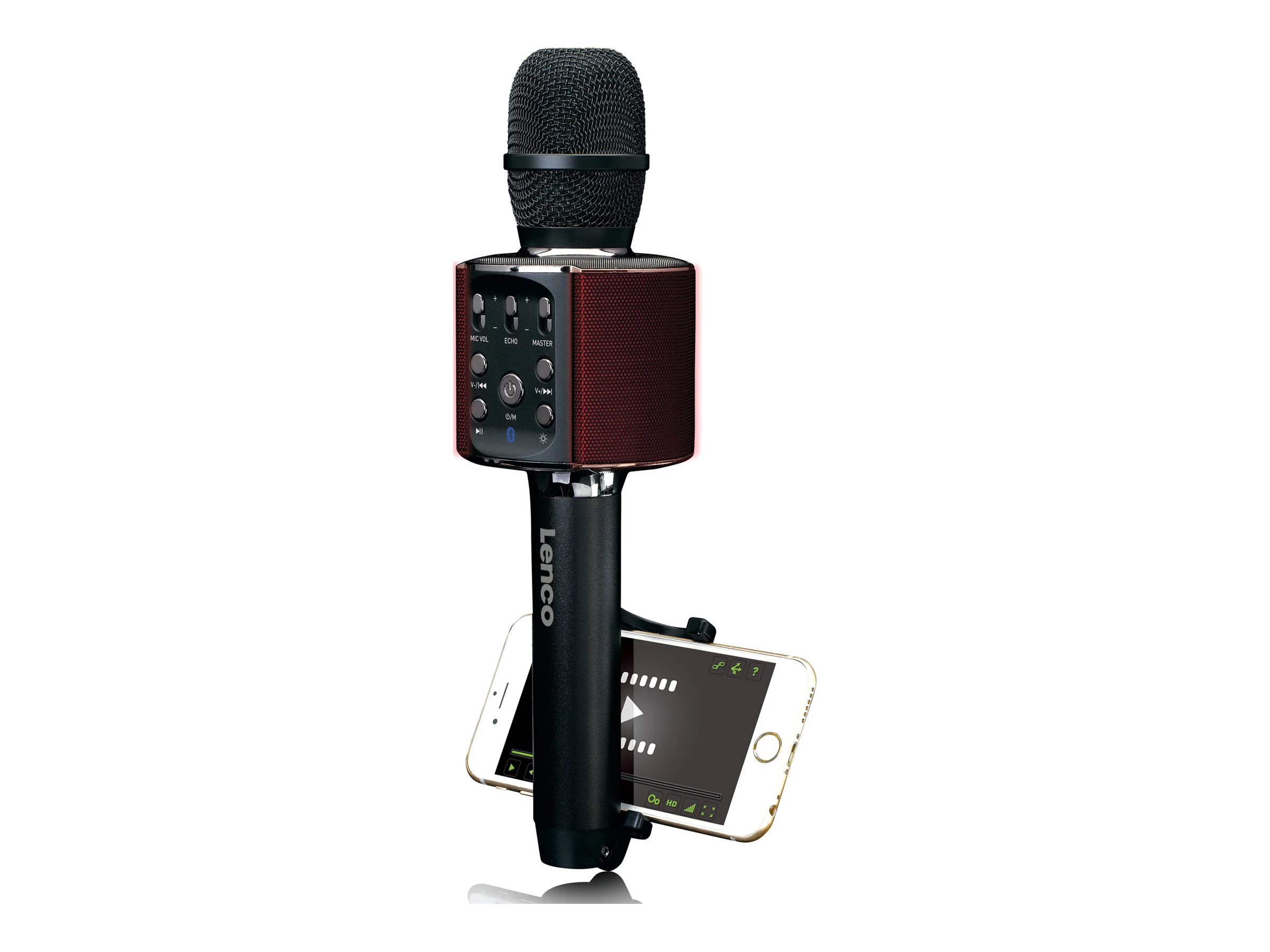 Lenco BMC-090 - Tragbares Karaoke-System - Schwarzz