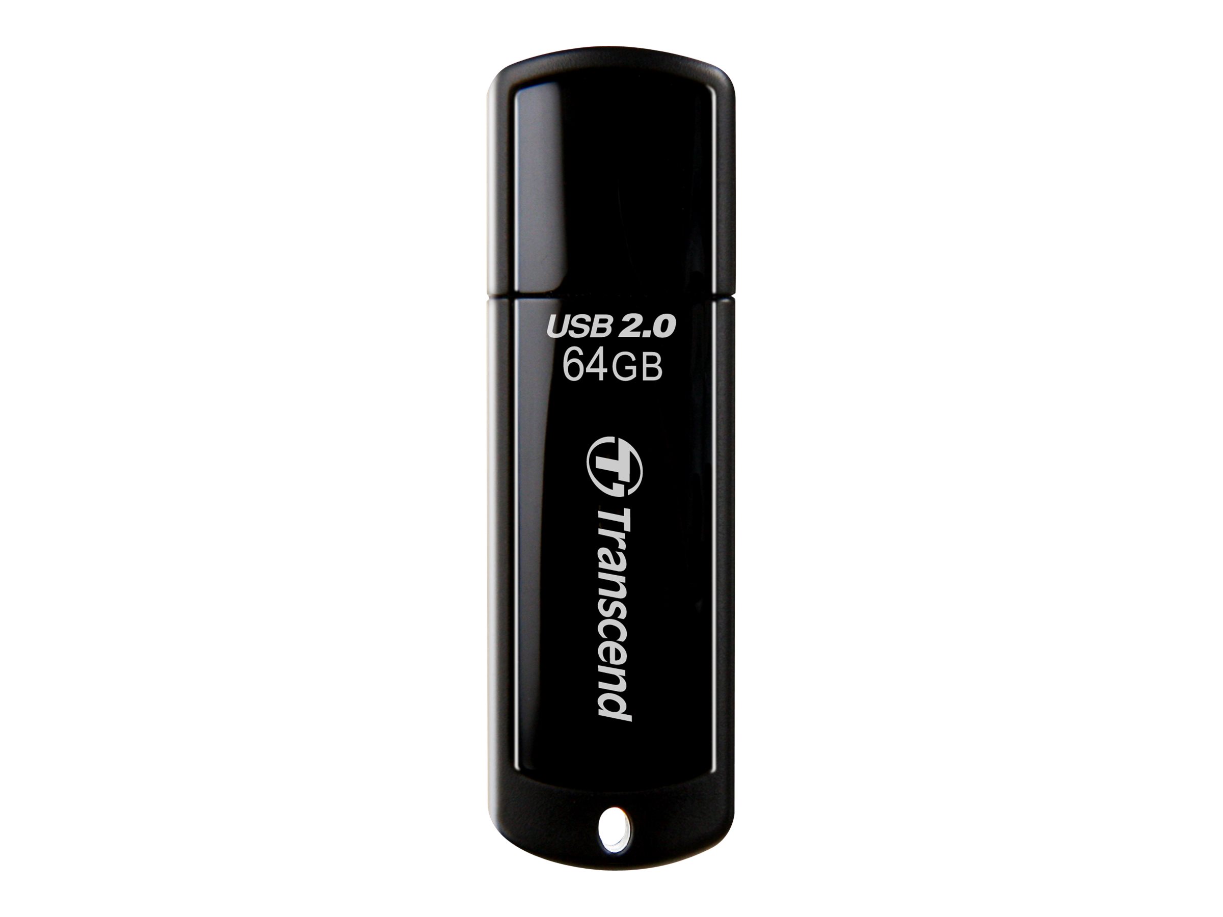 Transcend JetFlash 350 - USB-Flash-Laufwerk64 GB - USB 2.0 - Schwarz