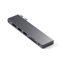 Satechi Pro Hub Slim - Dockingstation - USB-C x 2 - HDMI - für Apple MacBook Air (Ende 2018, Mitte 2019, Mitte 2022, Spätherbst 2020)MacBook Pro