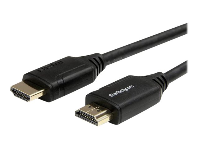 StarTech.com Startech Premium High Speed HDMI Kabel mit Ethernet4K 60Hz - HDMI 2.0 - 3m - HDMI-Kabel mit Ethernet - HDMI männlich zu HDMI männlich - 3 m - Schwarz - für P/N: EXTEND-HDMI-4K40C6P1 - KIT