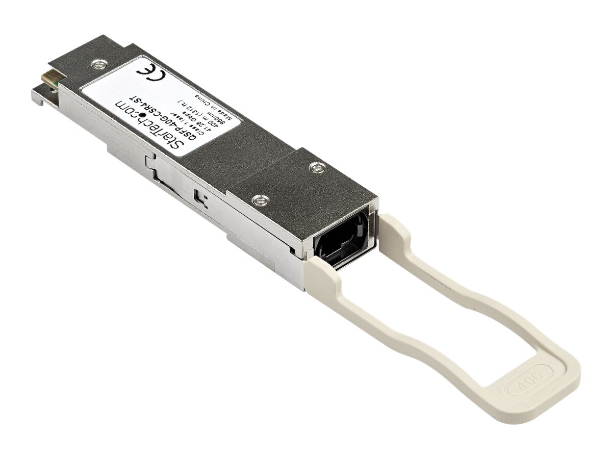 StarTech.com QSFP-40G-CSR4-ST Transceiver Modul (QSFP Module, 40GBase-SR4 Cisco kompatibel, Glasfaser, 850nm, MPO Multimode mit DDM)QSFP+-Transceivermodul (gleichwertig mit: Cisco QSFP-40G-CSR4) - 40G