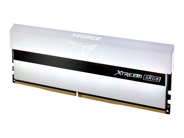 Team Group T-Force Xtreem ARGB White - DDR4 - Kit - 16 GB:2 x 8 GB - DIMM 288-PIN - 3600 MHz / PC4-28800 - CL18 - 1.35 V - ungepuffert - non-ECC - weiß