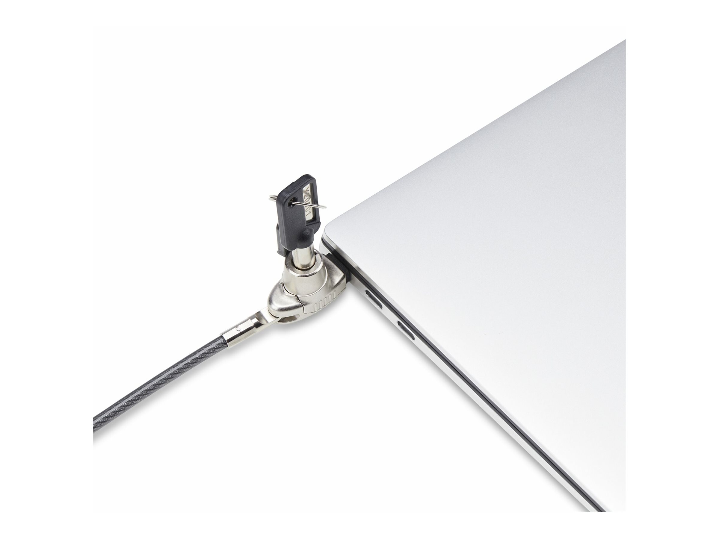 StarTech.com Slim Lock Noble Wedge Slot Compatible6.6ft Locking Cable - Sicherheitskabelschloss - Diebstahlschutz - 2 m - TAA-konform