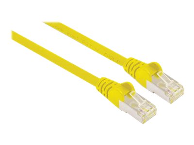 Intellinet Network Patch Cable, Cat7 Cable/Cat6A Plugs, 3m, Yellow, Copper, S/FTP, LSOH / LSZH, PVC, RJ45, Gold Plated Contacts, Snagless, Booted, , Polybag - Patch-Kabel - RJ-45 (M)zu RJ-45 (M) - 3 m