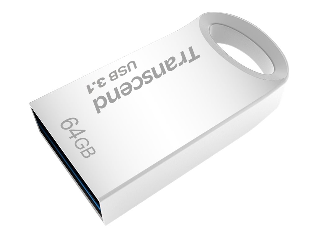 Transcend JetFlash 710 - USB-Flash-Laufwerk64 GB - USB 3.1 - Silber