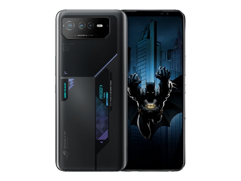 ASUS ROG Phone 6 - Batman-Edition - 5G Smartphone - Dual-SIM - RAM 12 GB / Interner Speicher 256 GB - OLED-Display - 6.78" - 2448 x 1080 Pixel (165 Hz)