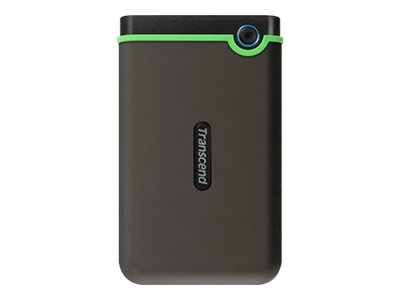 Transcend StoreJet 25M3 - Festplatte - 2 TB - extern (tragbar)2.5" (6.4 cm) - USB 3.1 Gen 1 - 256-Bit-AES - Iron Gray