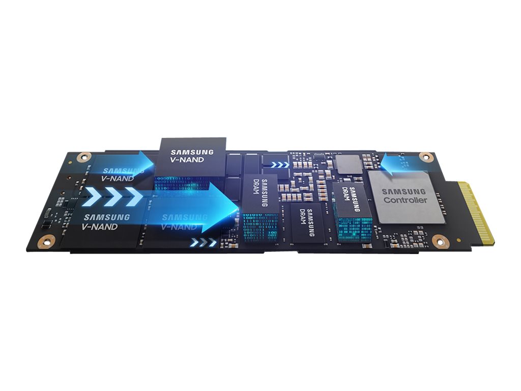 Samsung PM9A3 MZQL21T9HCJR - SSD - 1.92 TB - intern - 2.5" (6.4 cm)U.2 PCIe 4.0 x4 (NVMe)