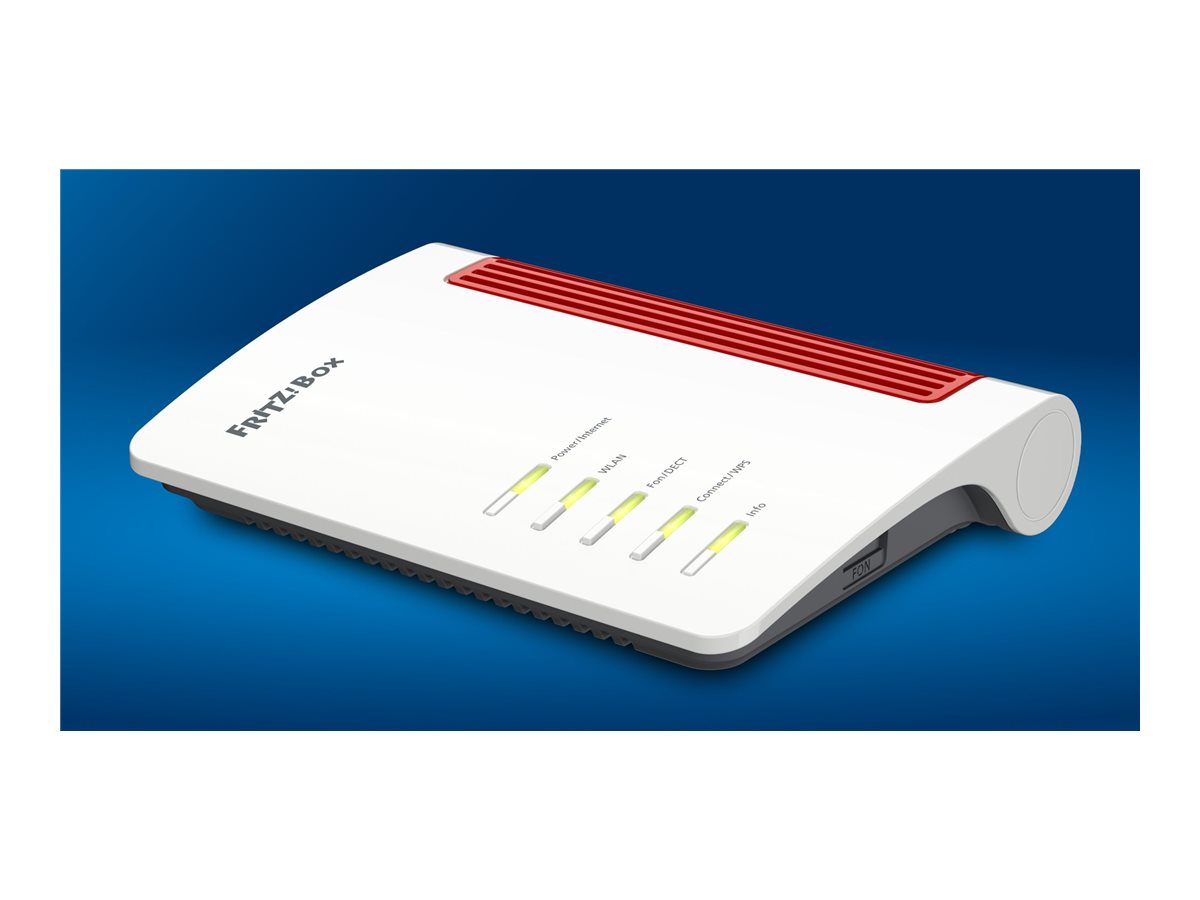 AVM FRITZ!Box 4050 - Wireless Router 3-Port-Switch - 1GbE - Wi-Fi 6 - Dual-Band - VoIP-Telefonadapter (DECT)