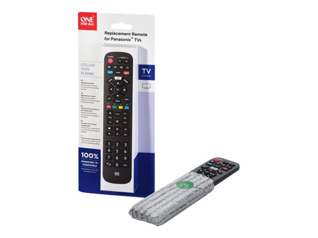 One for All TV Replacement Remotes URC4914, TV, IR Wireless, Drucktasten, SchwarzIrDA (Infrared)