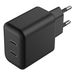 2GO Ladegerät 45W 2-Port 2x USB-C schwarz