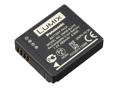 Panasonic DMW-BLH7 - Batterie - Li-Ion - 680mAh - Schwarz - für Panasonic DMW-BTC12; Lumix DMC-LX10 - LX9; Lumix G DC-GF10 - GF90 - GF9W - GX800 - GX850 - GX880
