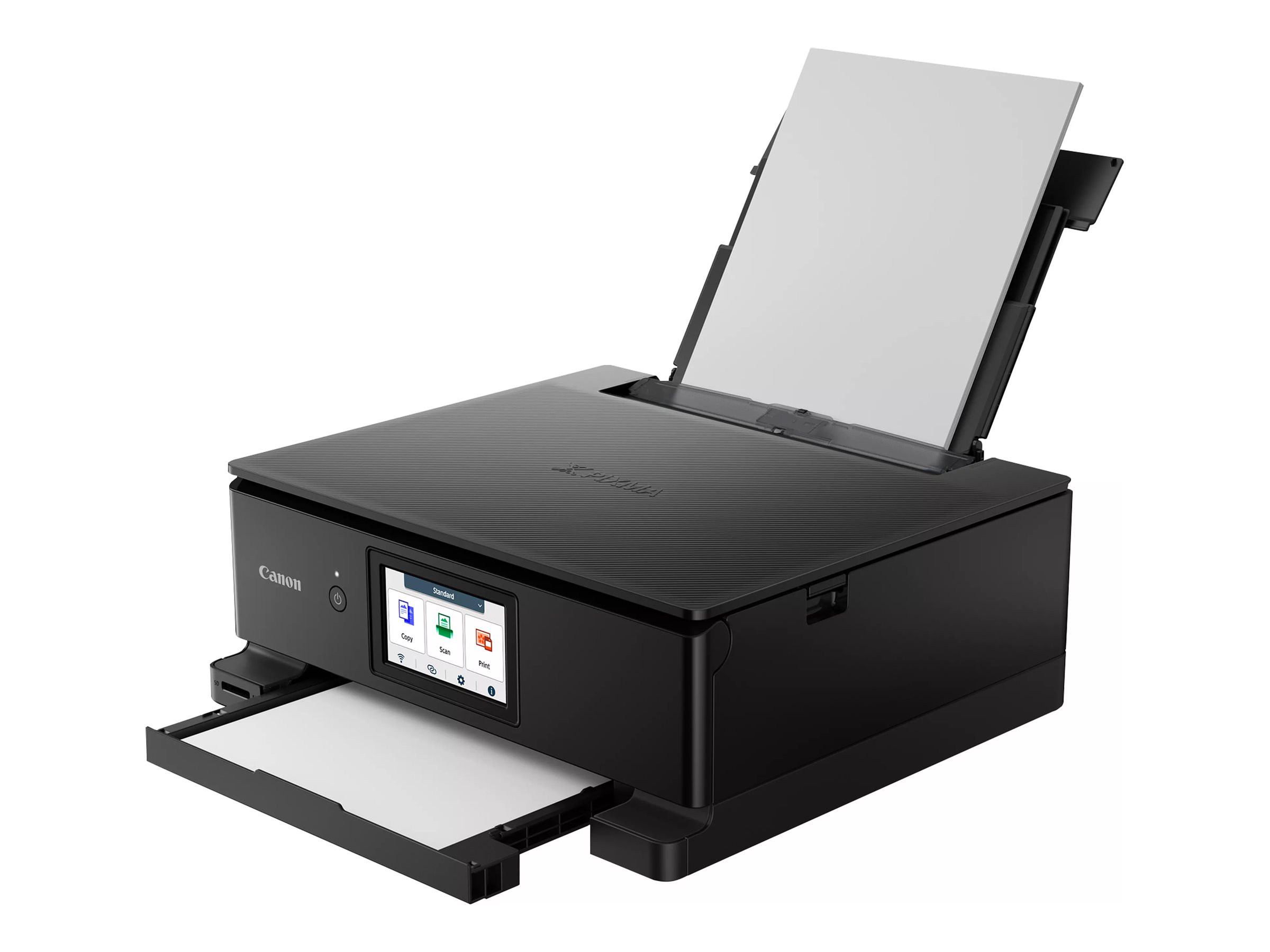 Canon PIXMA TS8750 - Multifunktionsdrucker - Farbe - Tintenstrahl - Legal (216 x 356 mm)(Original) - A4/Legal (Medien) - bis zu 15 ipm (Drucken) - 200 Blatt - USB 2.0 - Wi-Fi(ac) - Schwarz
