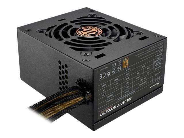 Sharkoon SilentStorm SFX 450 Bronze - Netzteil (intern)SFX12V 3.2 - 80 PLUS Bronze - Wechselstrom 100-240 V - 450 Watt - aktive PFC - Schwarz