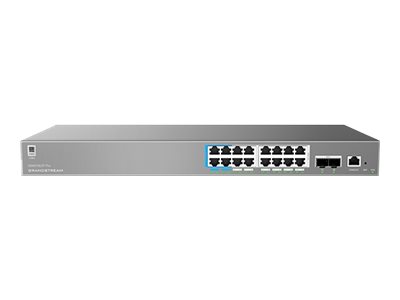 Grandstream GWN7800 Series - Switch - L2+ - managed - 16 x 10/100/1000 (PoE+)+ 2 x SFP+ - Desktop - an Rack montierbar - PoE (250 W)