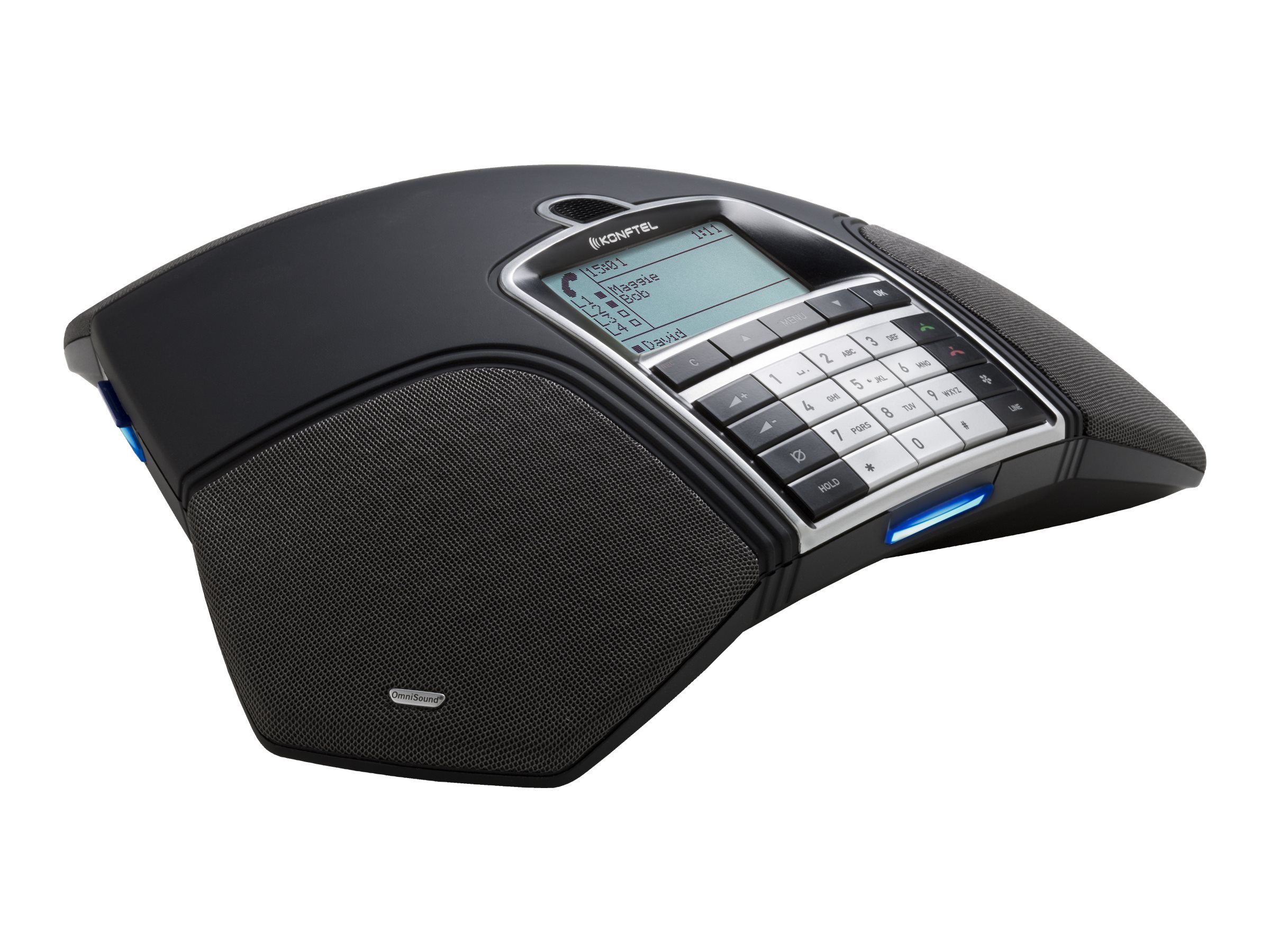 Konftel 300IP - VoIP-Konferenztelefon - fünfwegigAnruffunktion - SIP - SIP v2 - Liquorice Black