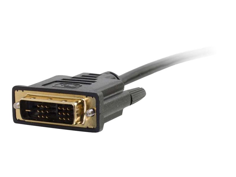 C2G 2m (6ft) HDMI to DVI Cable - HDMI to DVI-DAdapter Cable - 1080p - M/M - Adapterkabel - DVI-D männlich zu HDMI männlich - 2 m - abgeschirmt - Schwarz