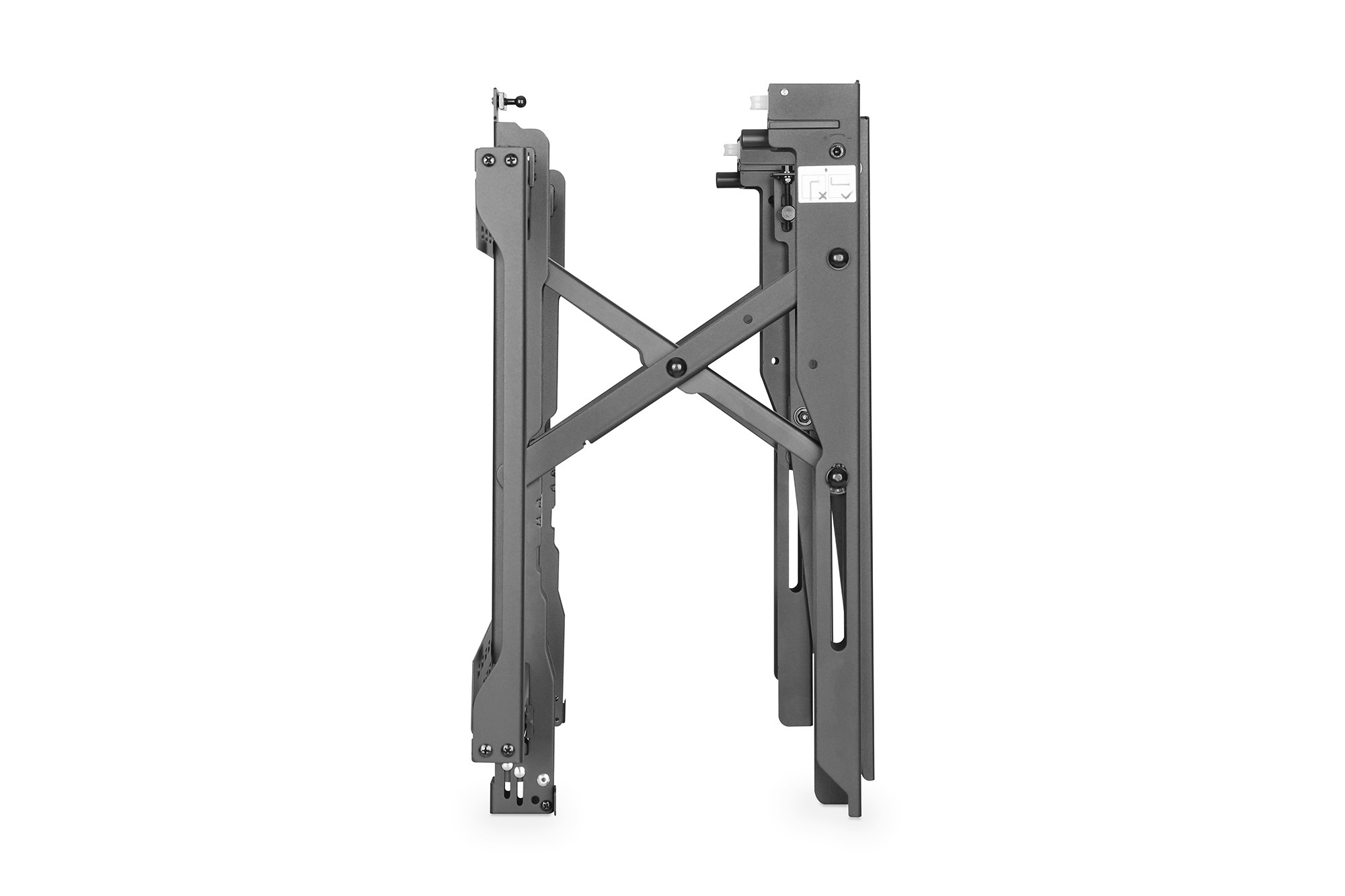 DIGITUS Pop-Out Video Wall Monitorhalterung, 45-70"Pop-out Video-Wandhalterung 45-70" Bildschirmgröße,70 kg max,Anti-Diebstahlloc