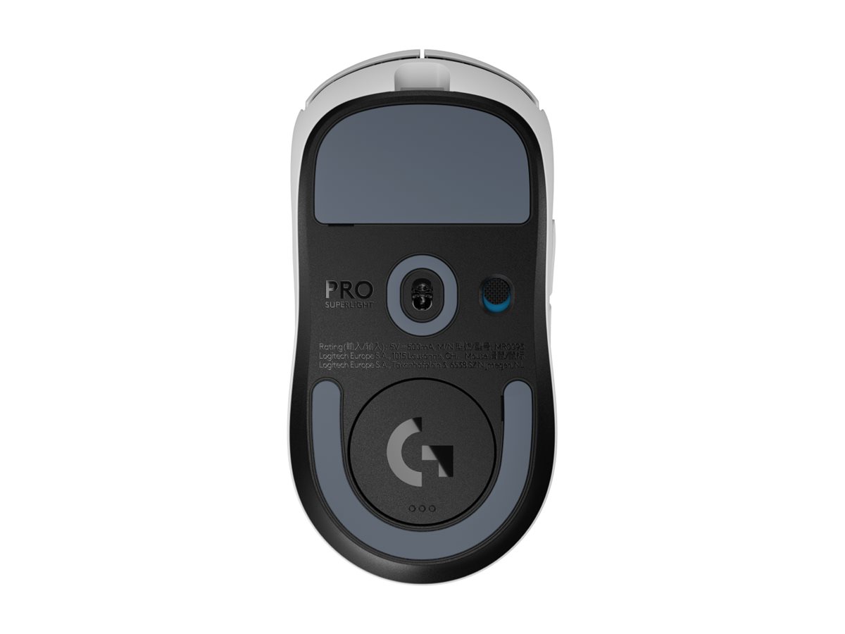 Logitech G PRO X SUPERLIGHT 2 - Maus - Gamingoptisch - 5 Tasten - kabellos - 2.4 GHz - USB Logitech LIGHTSPEED Empfänger - weiß