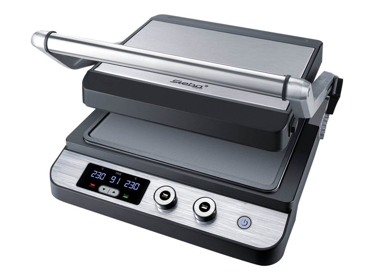 Steba FG 120 - Grill - elektrisch - 648 qcmEdelstahl/Schwarz