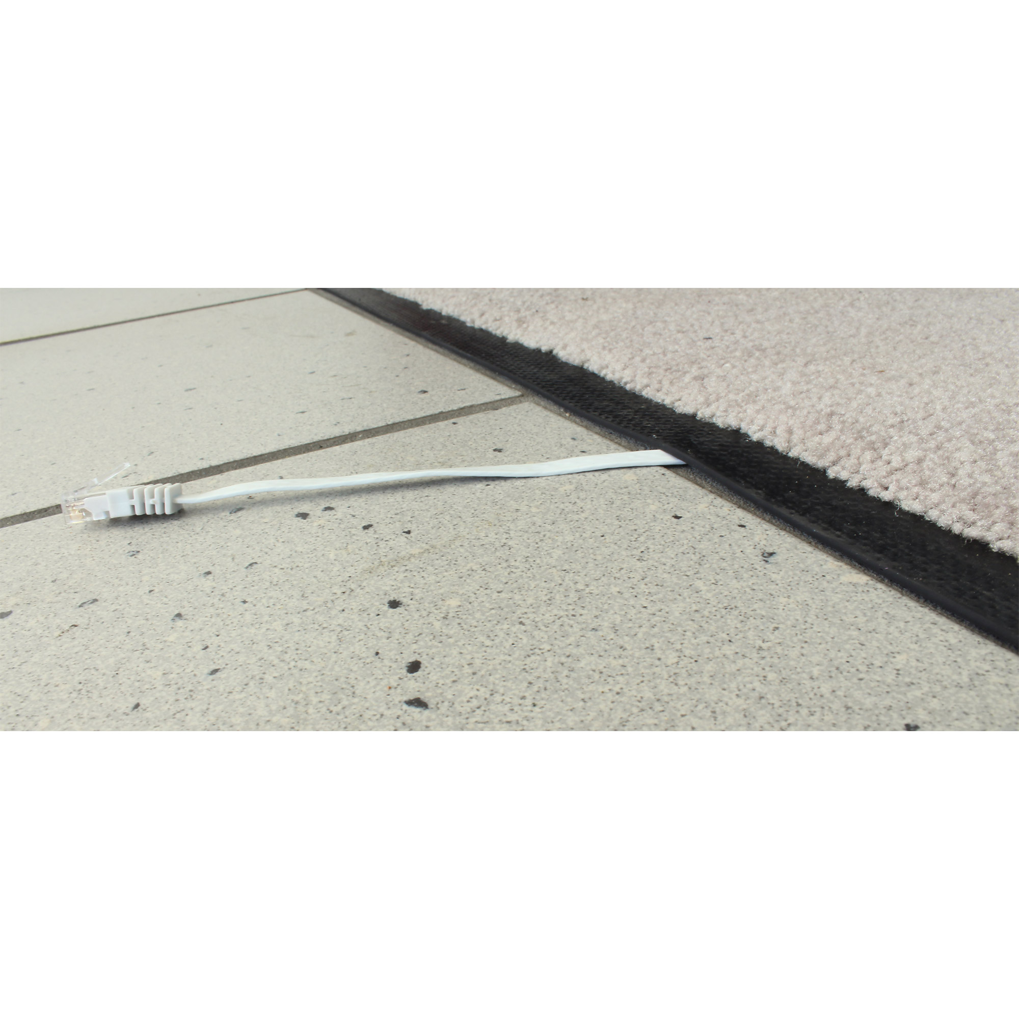 InLine Patchkabel flach - U/UTP - Cat.6 - blau - 7m7 m - UTP - CAT 6 - geformt - flach - Blau