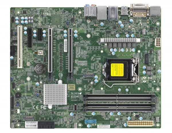 Supermicro X12SAE - Motherboard - ATX - LGA1200-Sockel - W480 Chipsatz - USB-C Gen2, USB 3.2 Gen 1, USB 3.2 Gen 2 - Gigabit LAN, 2.5 Gigabit LAN - Onboard-Grafik (CPU erforderlich)HD Audio