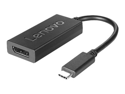 Lenovo USB / DisplayPort-Adapter - USB-C (M)zu DisplayPort (W) - DisplayPort 1.2a - 4K Unterstützung - für ThinkBook 14s Yoga G2 IAP; ThinkCentre M75t Gen 2; ThinkPad T14s Gen 3; X1 Nano Gen 2