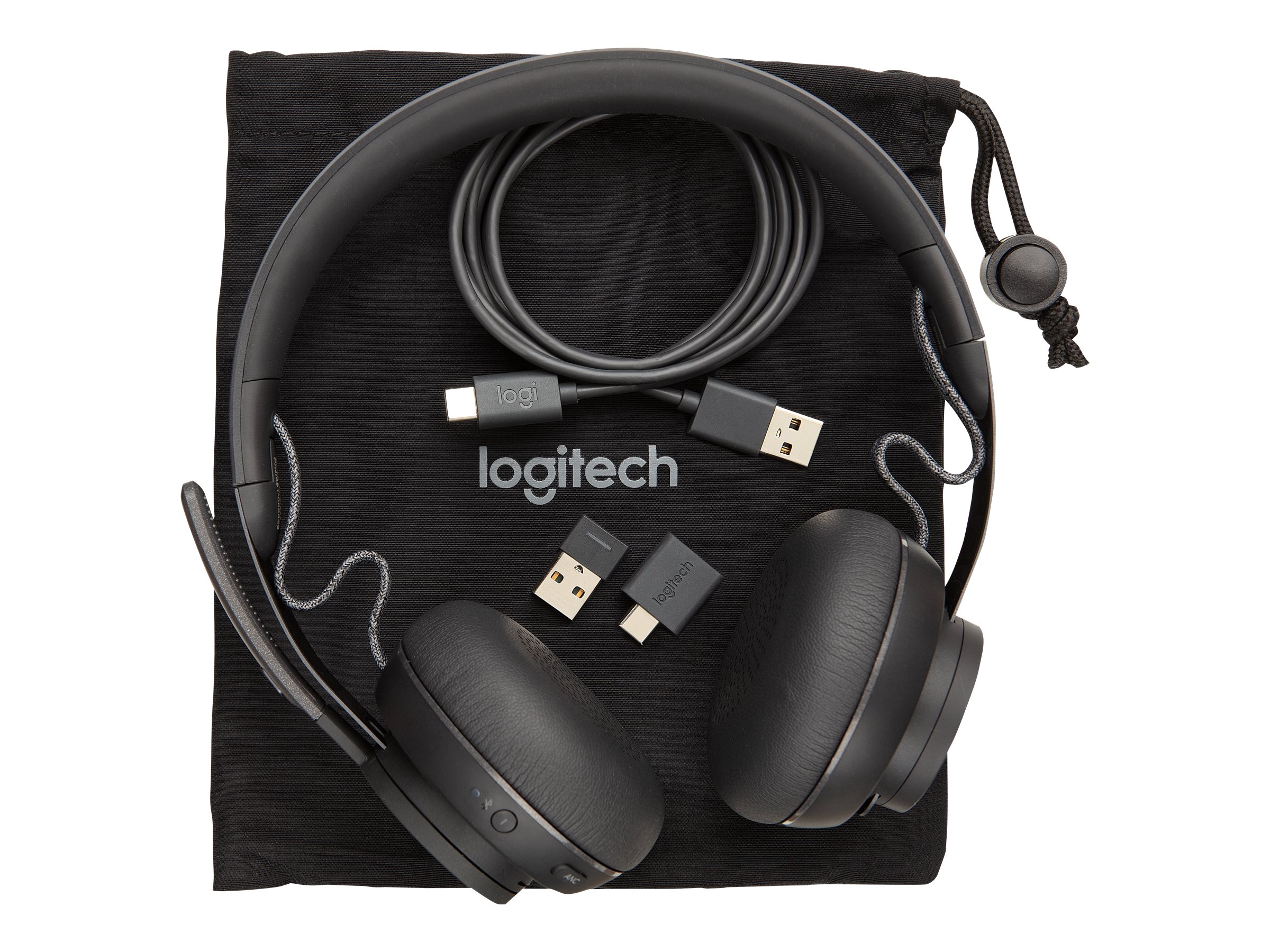 Logitech Zone Wired MSFT Teams - Headset - On-Earkabelgebunden - USB-C - Graphite - Zertifiziert für Microsoft Teams