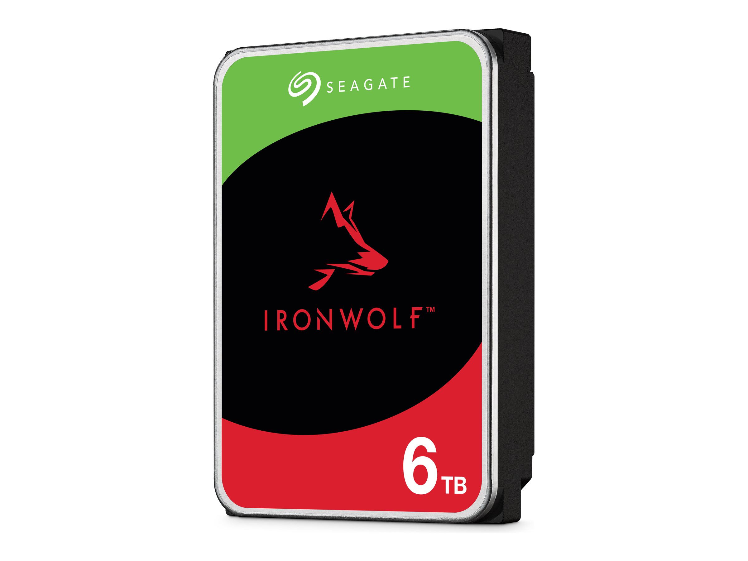 Seagate IronWolf ST6000VN006 - Festplatte - 6 TB - intern - 3.5" (8.9 cm)SATA 6Gb/s - Puffer: 256 MB - mit 3 Jahre Seagate Rescue Datenwiederherstellung