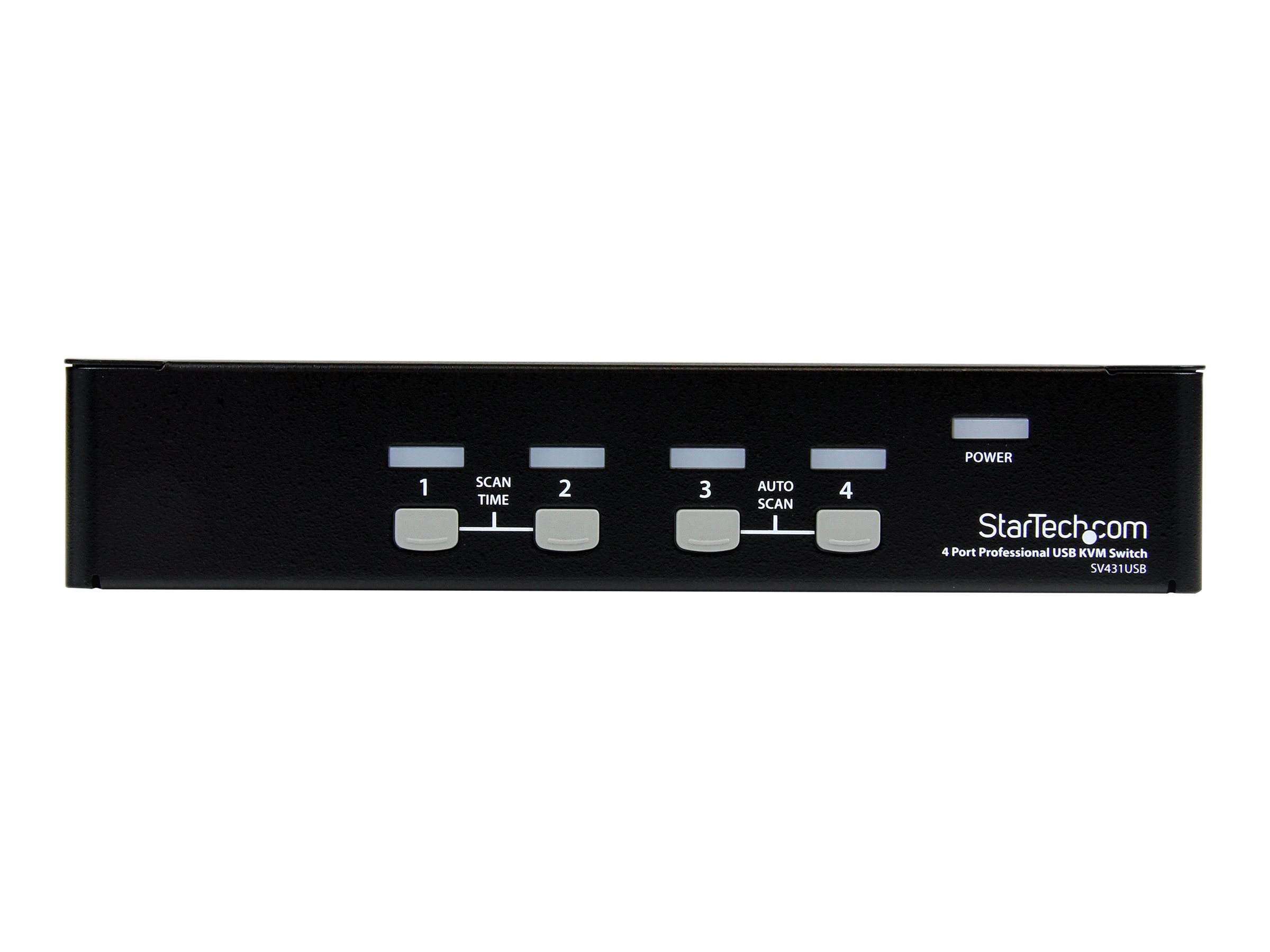 StarTech.com 4 Port VGA USB KVM Switch mit HubVGA KVM Umschalter für 4 PC's - Desktop KVM Switch mit 4x USB 2.0 - 1x VGA Buchse - KVM-Switch - 4 x KVM port(s) - 1 lokaler Benutzer - Desktop - für P/N: