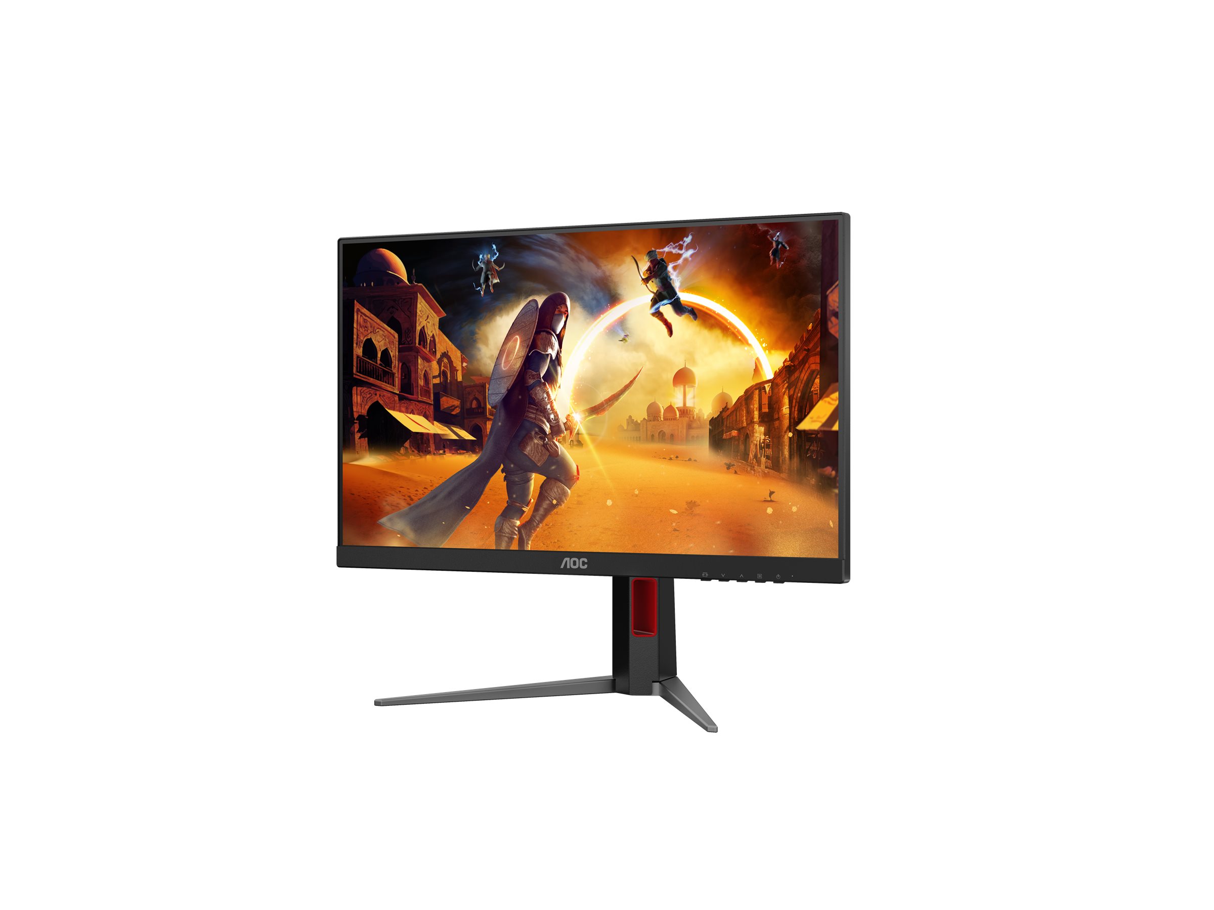AOC Gaming 24G4HA - LED-Monitor - Gaming - 61 cm (24")(23.8" sichtbar) - 1920 x 1080 Full HD (1080p) @ 200 Hz - Fast IPS - 300 cd/m² - HDR10 - 0.5 ms - 2xHDMI - DisplayPort - Lautsprecher