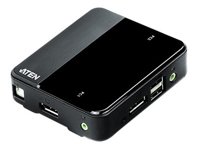 ATEN CS782DP - KVM-/Audio-/USB-Switch - 2 x KVM/Audio/USB1 lokaler Benutzer - Desktop