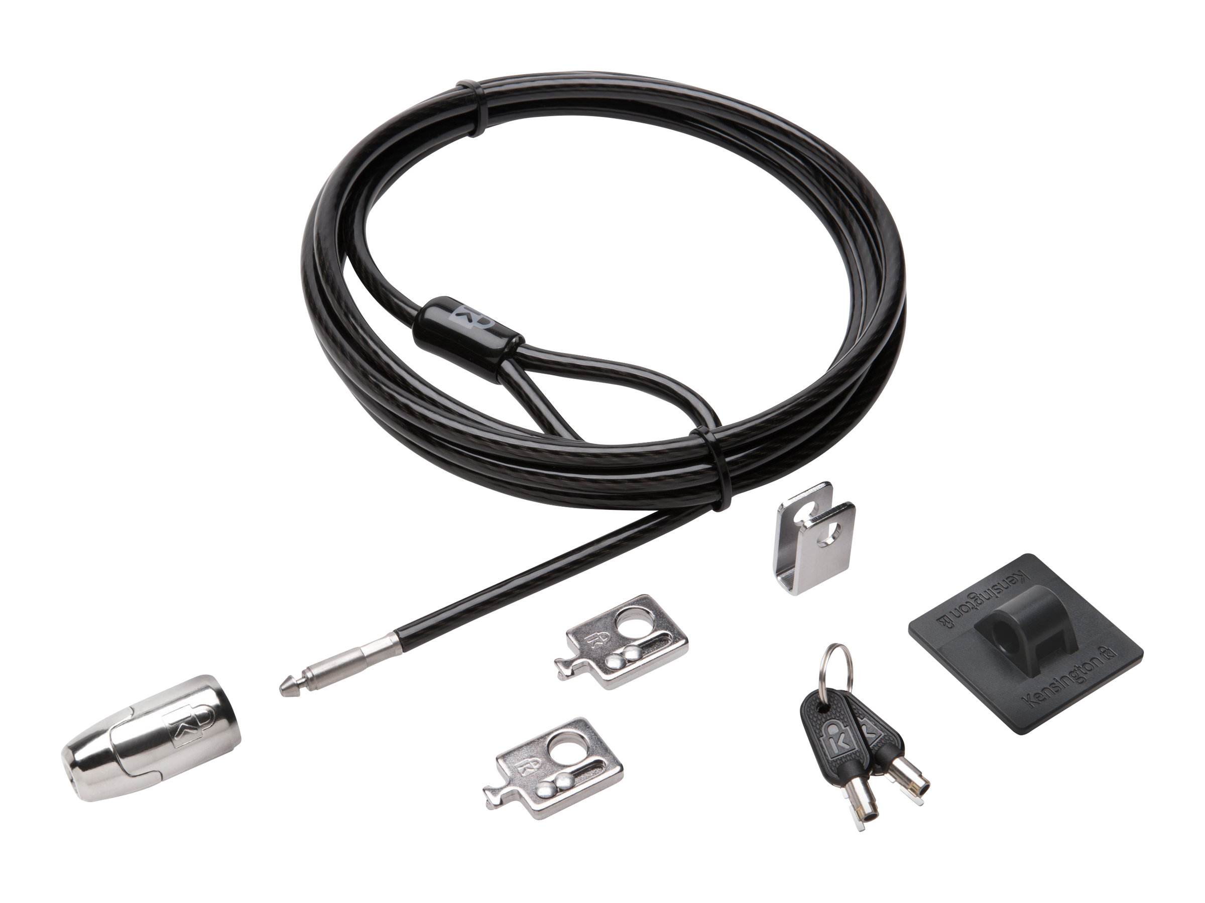 Kensington Desktop and Peripherals Standard KeyedLocking Kit 2.0 - Sicherheitskabelschloss - 2.4 m
