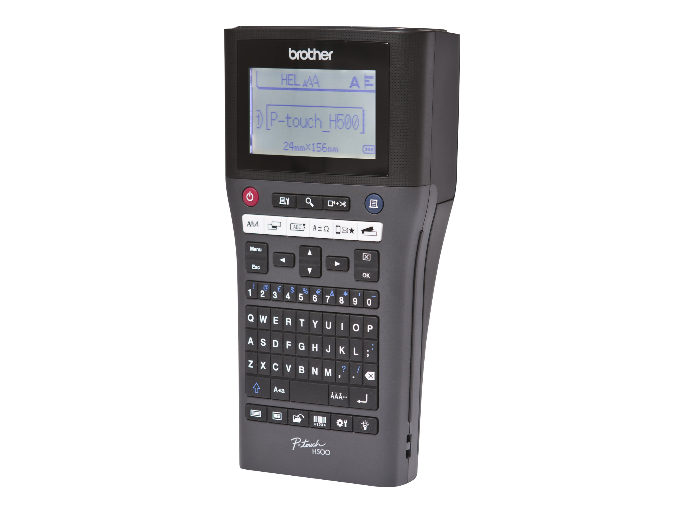Brother P-Touch PT-H500 - Beschriftungsgerät - s/w - Thermotransfer - Rolle (2,4 cm)180 dpi - bis zu 20 mm/Sek. - USB 2.0 - Cutter - 7-zeiliger Druck