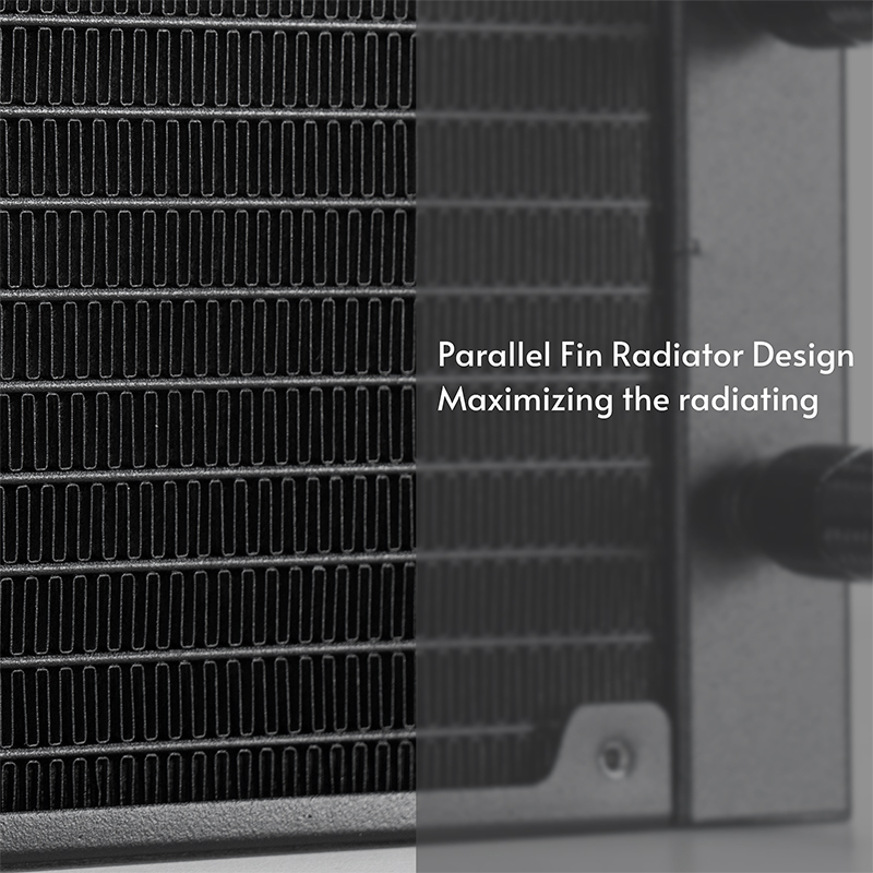 Chieftec Iceberg 240 - Prozessor-Flüssigkeitskühlsystem - Kühlergröße: 240 mm - (für: LGA1150, LGA1151, LGA1155, LGA1156, LGA1200, LGA1700, LGA1851, AM2, AM2+, AM3+, AM4, AM5, FM1, FM2, FM2+)Kupfer -