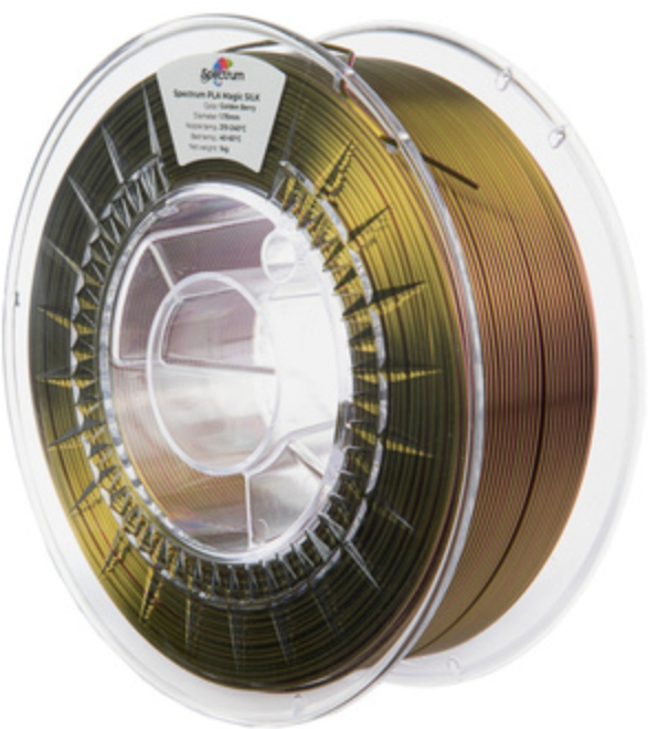Spectrum Filaments 81411, 1 Stück(e), 1 kgSpectrum Magic SILK PLAFarbzauber – 3D-Drucke in einer neuen DimensionSpectrum Magic SILK PLA ist ein innovatives 3D-Druckfilament - das Ihre Projekte mit sei
