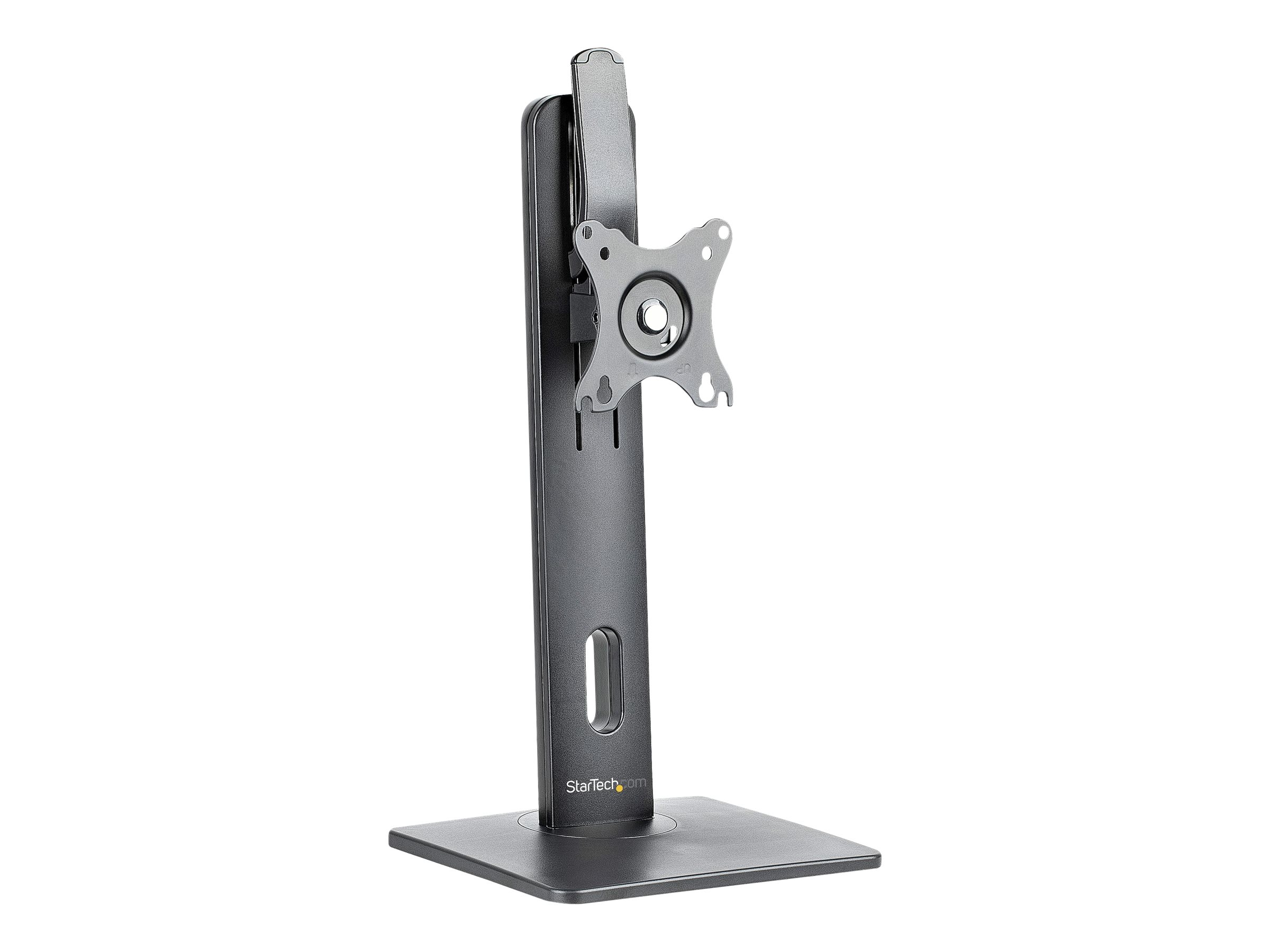 StarTech.com Monitorhalter - Freistehend, höhenverstellbar - VESA - Aufstellung - einstellbarer Arm - für Monitor - Aluminium - Schwarz - Bildschirmgröße: bis zu 81,3 cm (bis zu 32 Zoll)Schreibtisch-S