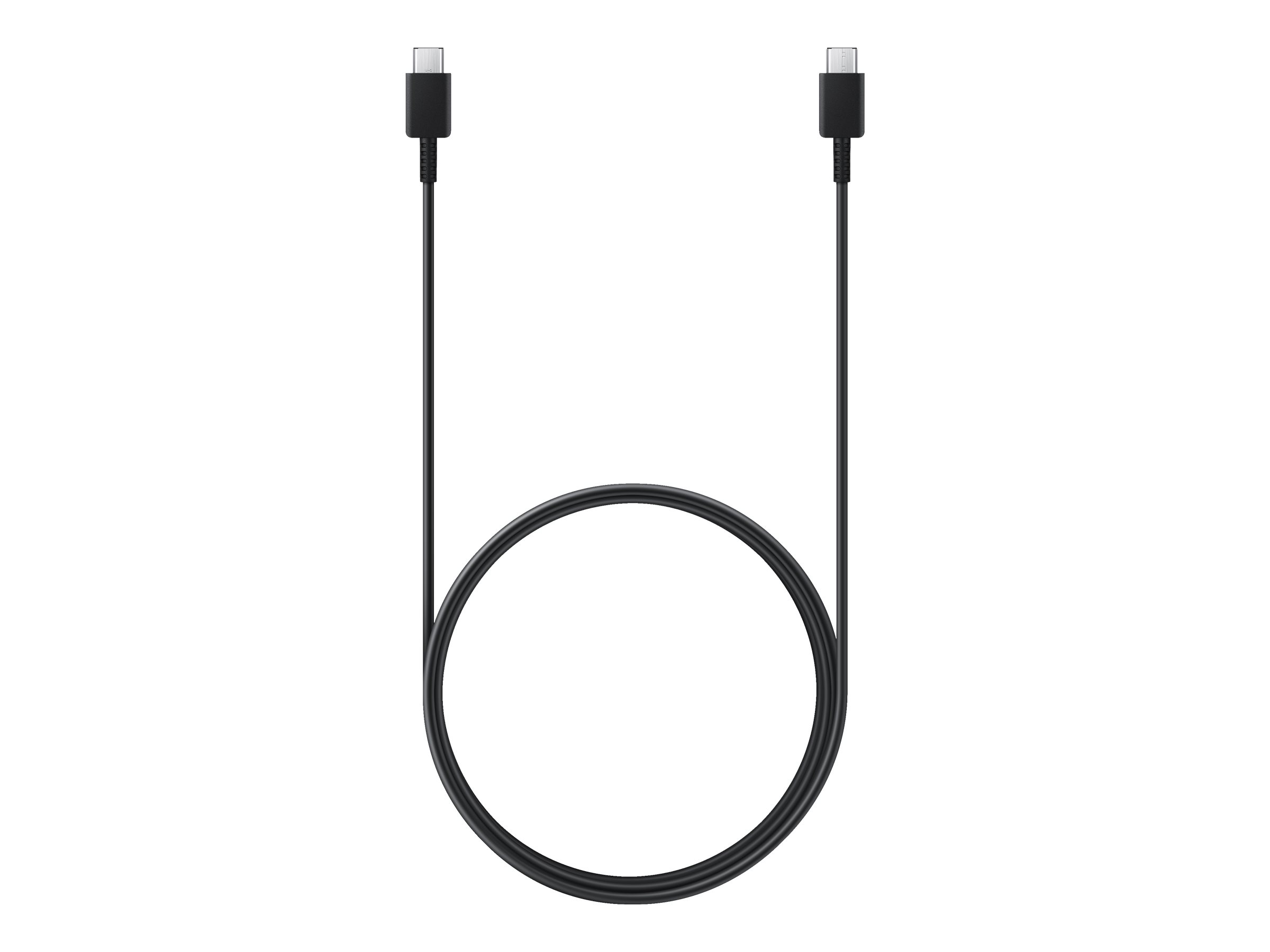 Samsung EP-DX310 - USB-Kabel - USB-C (M) zu USB-C (M)USB 2.0 - 3 A - 1.8 m - USB Power Delivery (3A - 60W) - Super Schnellladung bis zu 25W - Schwarz